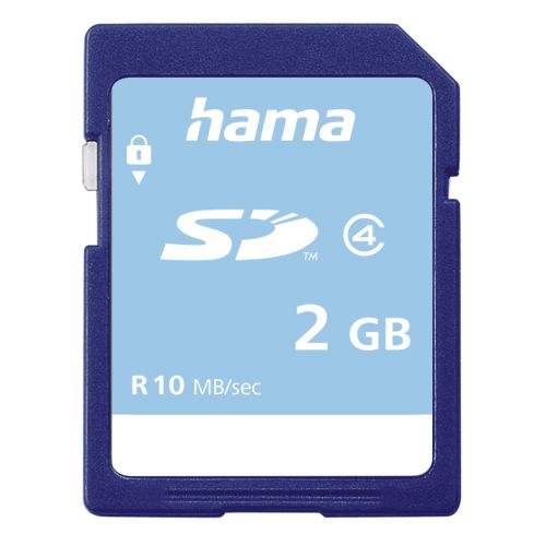 Hama 2GB SD Card Class 4 - 10MB/s Flash Memory Card Hama 2GB SD Card Class 4 - 10MB/s Flash Memory Card